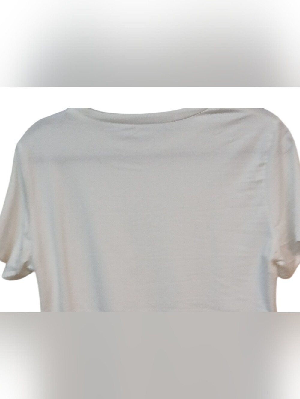 Shein-NWOT, Beige Short Sleeve Tee Shirt, Graphic Print Both Sides, Size Large - Picture 7 of 11